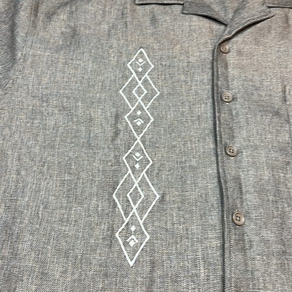 Irvine Park brown tweed beige embroidered SHIRT retro western Mens Button Up 2X - Picture 12 of 16